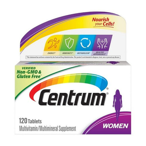 Centrum, Womens Tablets, 120 Tabs