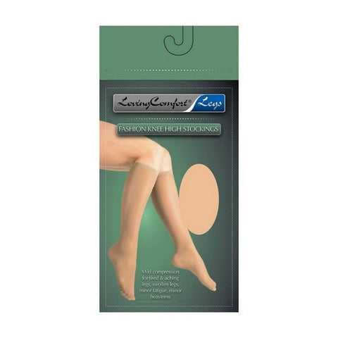 Scott Specialties, Compression Stocking Knee High Large Beige Closed Toe 1648 BEI LG, 2 Pairs