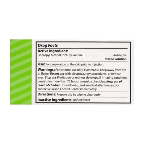 Mhc Medical Products, Easy Touch Alcohol Prep Pads, 100 Each