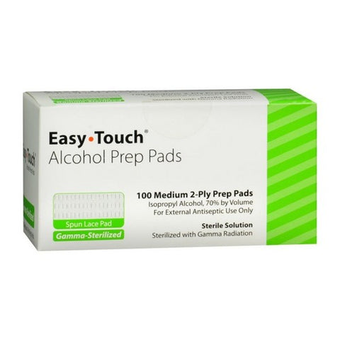 Mhc Medical Products, Easy Touch Alcohol Prep Pads, 100 Each