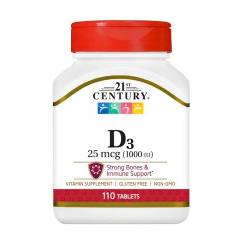 21st Century, Vitamin D-1000, 110 Tabs