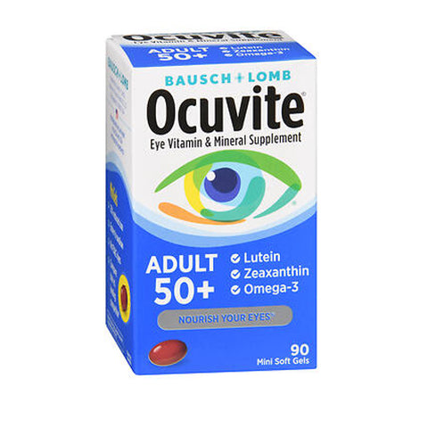 Bausch + Lomb, Ocuvite Adult 50+ Eye Vitamin & Mineral, 90 Softgels