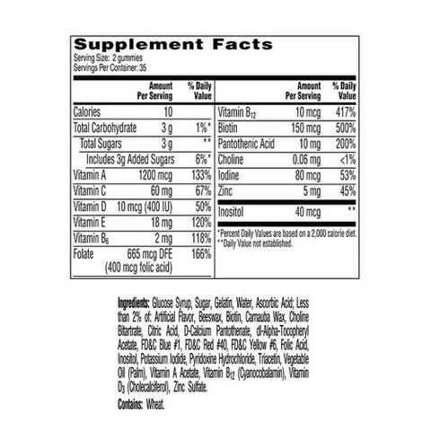Bayer, One-A-Day VitaCraves Adult Multi Gummies, 70 Each