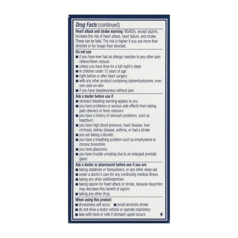 Advil, Pm Ibuprofen Pain Reliever, 40 Liquid Gels