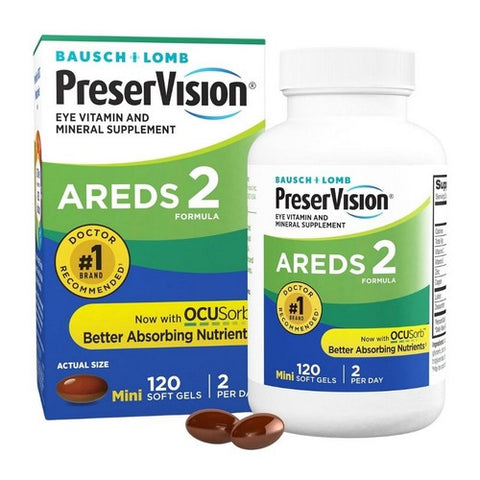 Bausch + Lomb, Bausch & Lomb PreserVision AREDS 2 Formula, 120 Softgels