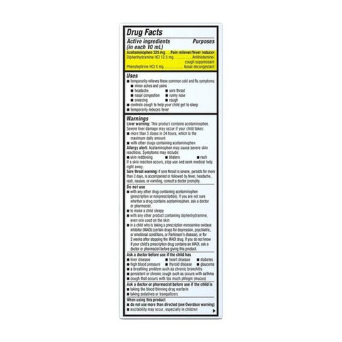 Airborne, Mucinex Children's Night Time Multi-Symptom Cold Liquid, 4 oz