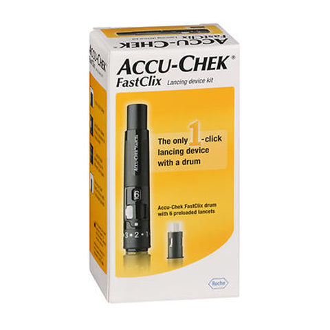 Accu-Chek, Fastclix Lancing Device Kit, 1 Each