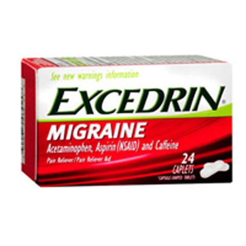 Novartis Consm Hlth Inc, Excedrin Migraine Caplets, 200 Caps