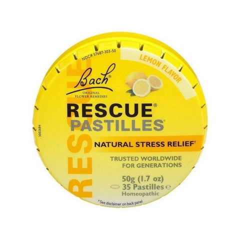 Bach, Rescue Pastilles Tin, Lemon 1.7 Oz