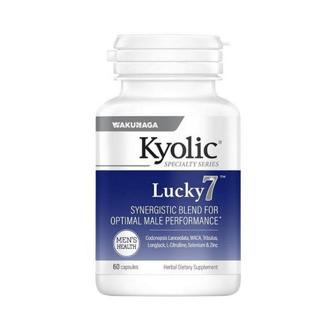 Kyolic, Lucky 7 Men's Performance Formula, 60 Caps