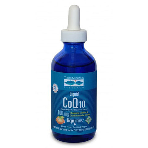 Trace Minerals, Liquid CoQ10, 100 mg, 4 Oz