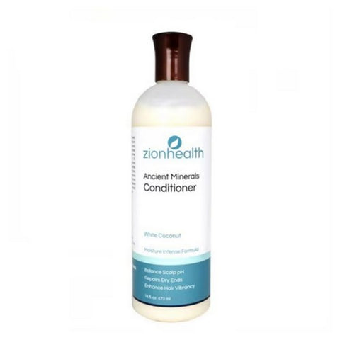 Zion Health, Adama Ancient Minerals Conditioner White Coconut, 16 Oz