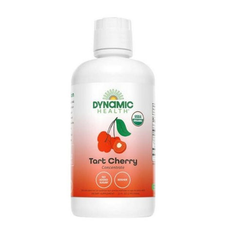 Dynamic Health Laboratories, Organic Tart Cherry Concentrate, 32 Oz