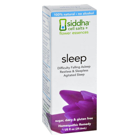 Sidda Flower Essences, Cells Salts + Flower Essences - Sleep, 1 Oz