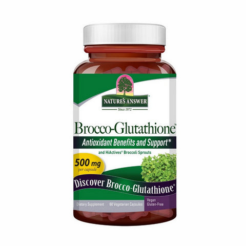 Nature's Answer, Brocco-Glutathione, 60 Veg Caps