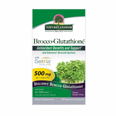 Nature's Answer, Brocco-Glutathione, 60 Veg Caps