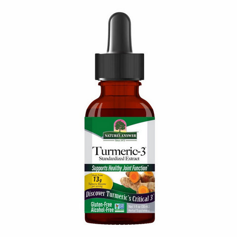 Nature's Answer, Turmeric 3 Liquid, Alcohol Free,1 Oz