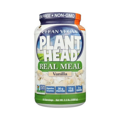 Genceutic Naturals, Plant Head Real Meal, Vanilla 2.3 lb