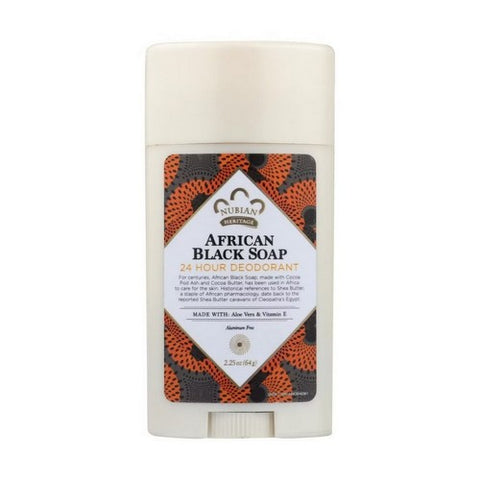 Nubian Heritage, African Black Soap Deodorant, 2.25 Oz