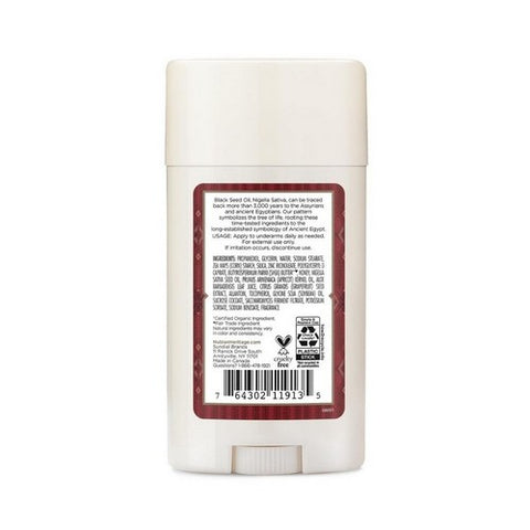 Nubian Heritage, Honey & Blackseed Deodorant, 2.25 Oz
