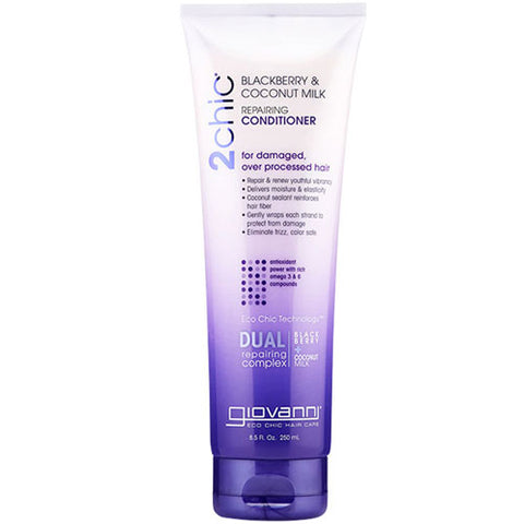 Giovanni Cosmetics, 2Chic Blackberry & Coconut Milk Repair Conditioner, 8.5 Oz