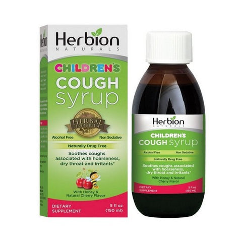 Herbion Naturals, Throat Syrup For Children Cherry, 5 Oz