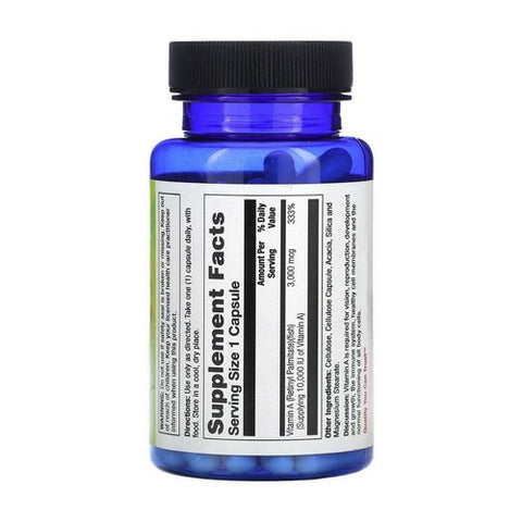 Nature's Life, Vitamin A, 10,000 IU, 100 Caps