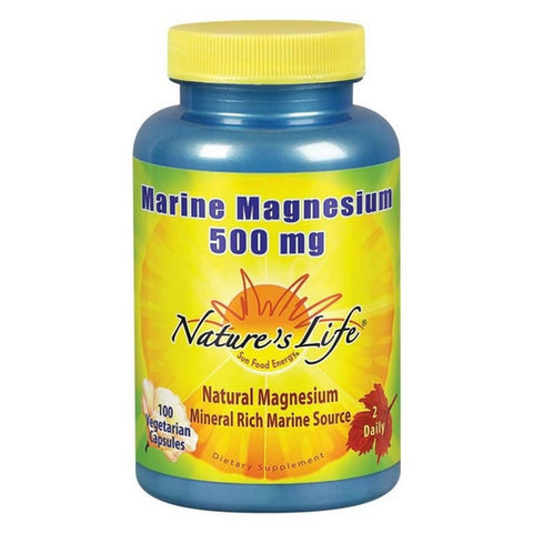 Nature's Life, Marine Magnesium, 100 Vcaps