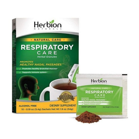 Herbion Naturals, Respiratory Care, 10 Packets
