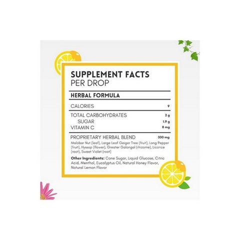 Herbion Naturals, Cough Drops, Natural Honey Lemon 18 Count