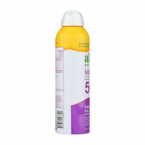 Alba Botanica, Very Emollient Active Kids Clear Spray Sunscreen SPF50, 5 Oz