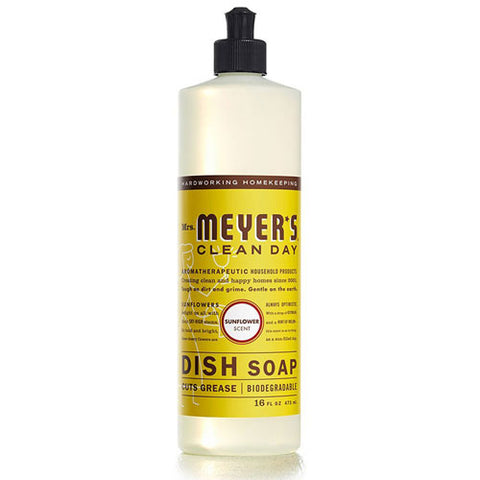 Mrs. Meyer's, Bluebell Liquid Dish Soap Bottle, 16 Oz(Case Of 6)