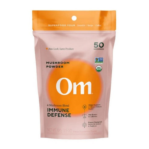 Om Mushrooms, Organic Immune Mushroom Powder, 3.57 Oz