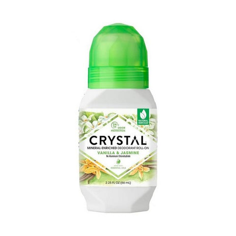 Crystal, Roll On Deodorant, Essence-Vanilla-Jasmine 2.25 Oz