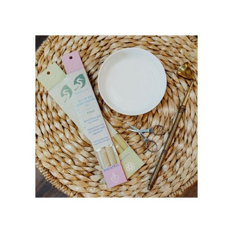 White Egret, Personal All In One Candling Kit, Beeswax 4 Ct
