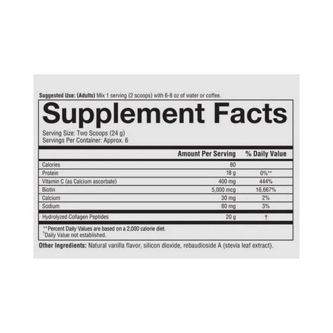 Youtheory, Collagen Powder, Vanilla 4.7 oz