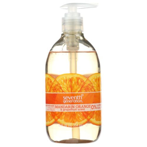 Seventh Generation, Hand Wash, Mandarin Orange & Grapefruit 12 Oz