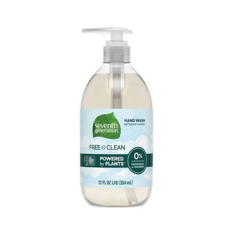 Seventh Generation, Hand Wash, Free & Clear 12 Oz
