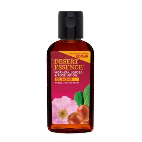 Desert Essence, Moringa - Jojoba & Rose Hip Oil, 2 Oz