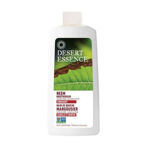 Desert Essence, Natural Neem Mouthwash, Cinnamint 16 fl oz