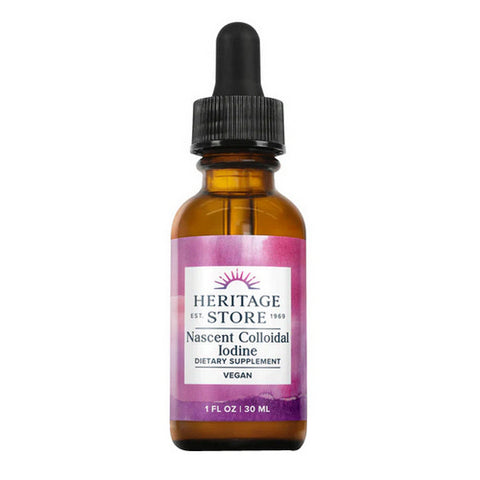 Heritage Store, Nascent Colloidal Iodine, 246 mcg, 1 fl oz