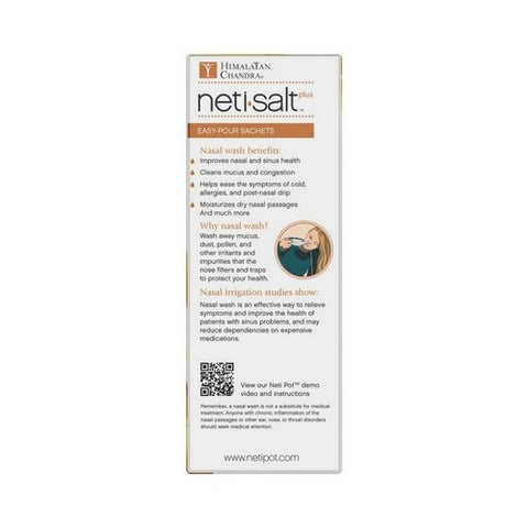 Himalayan Institute, Neti Salt Refill Sachet, 60 Sachets