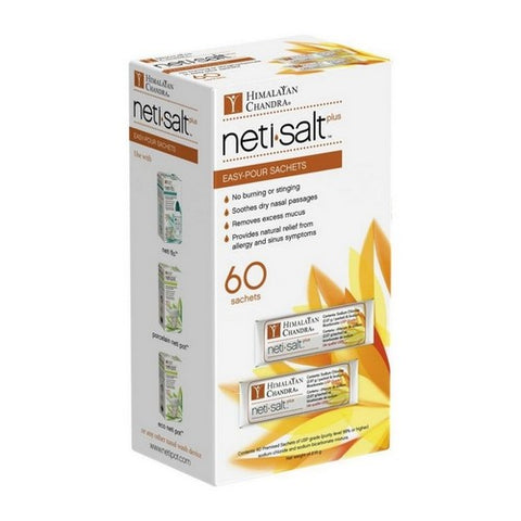 Himalayan Institute, Neti Salt Refill Sachet, 60 Sachets