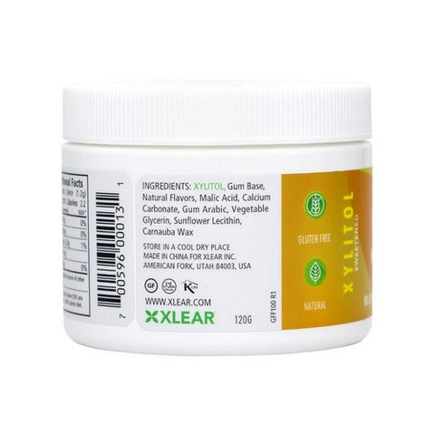 Xlear Inc, Spry Chewing Gum, Fresh Fruit 100 Count