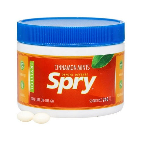 Xlear Inc, Spry Mints 100% Xylitol, Cinnamon 240 Count