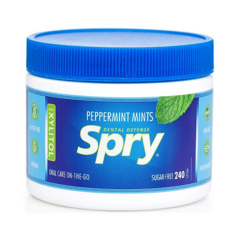 Xlear Inc, Spry Mints 100% Xylitol, Peppermint 240 Count