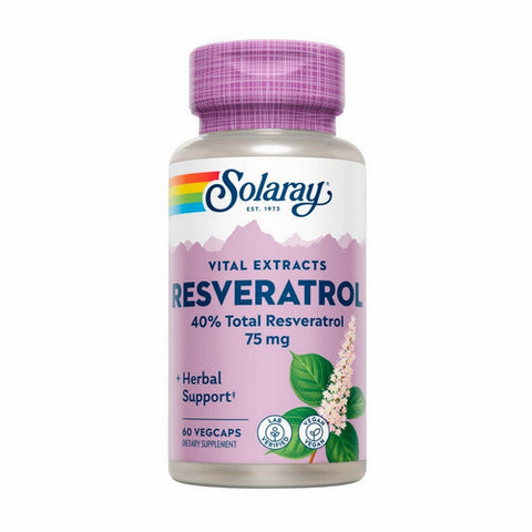 Solaray, Resveratrol, 75 mg, 60 Caps