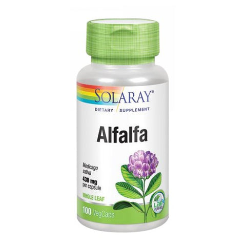 Solaray, Alfalfa, 100 Caps