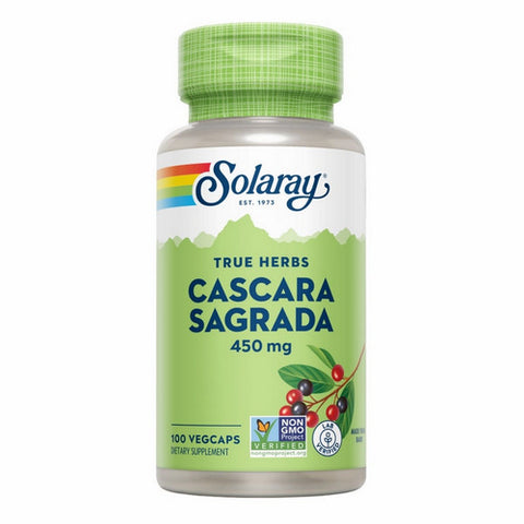 Solaray, Cascara Sagrada, 450 mg, 100 Caps