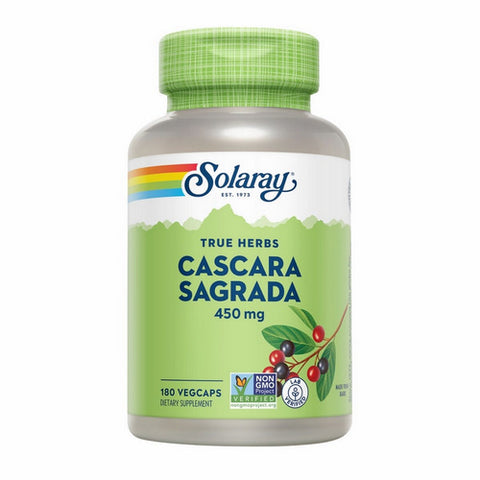 Solaray, Cascara Sagrada, 450 mg, 180 Caps